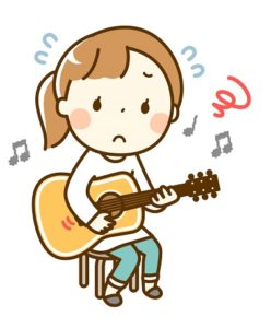 ギターは指が痛くなる
