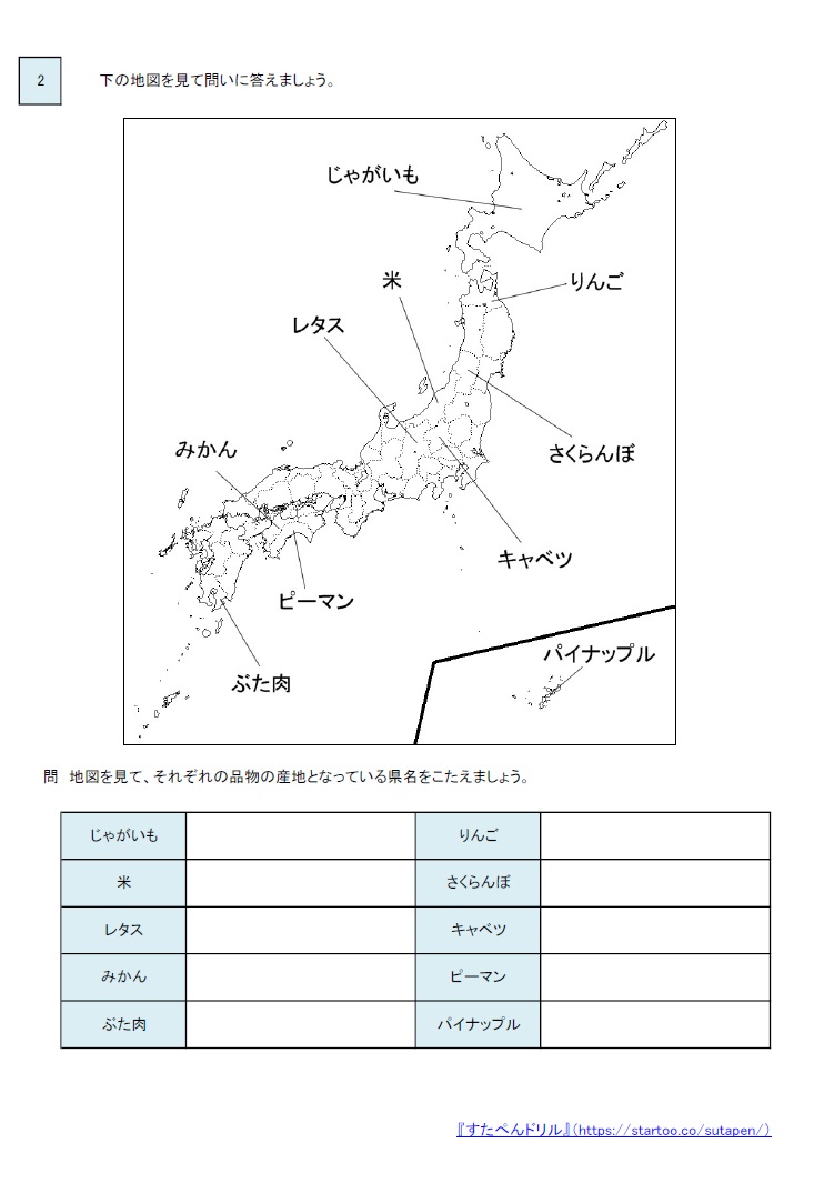 小3社会 店ではたらく人々のしごと の学習プリント 無料ダウンロード 印刷
