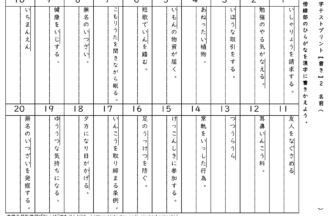 【中学高校生】漢字ドリルプリント(書き)テスト・問題集一覧 | 無料ダウンロード印刷