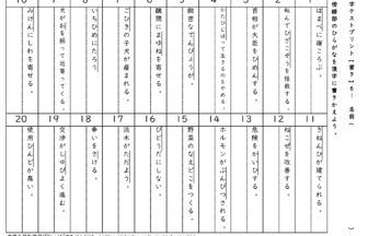 漢字テストプリント(書き取り)61～78 中学・高校生 | 無料ダウンロード印刷