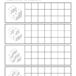 積み木の数 問題プリント【簡単編】| 無料ダウンロード印刷