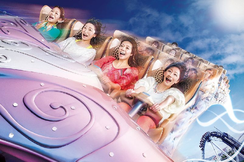 USJ(ユニバーサル・スタジオ・ジャパン)の様子