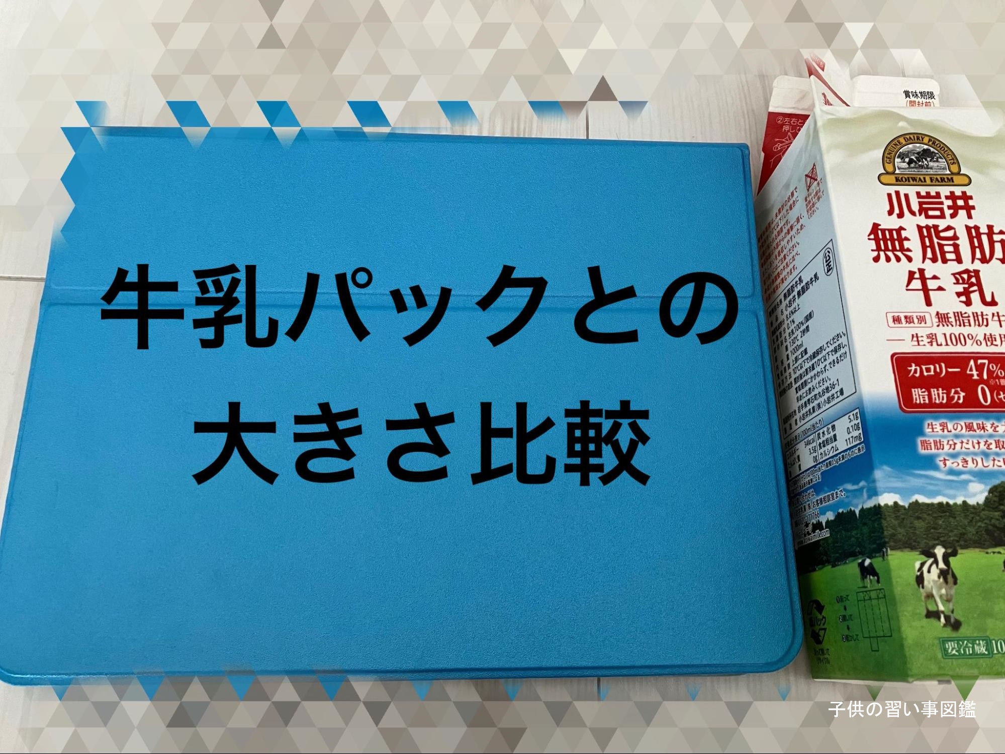 チャレンジタッチのタブレットの大きさ