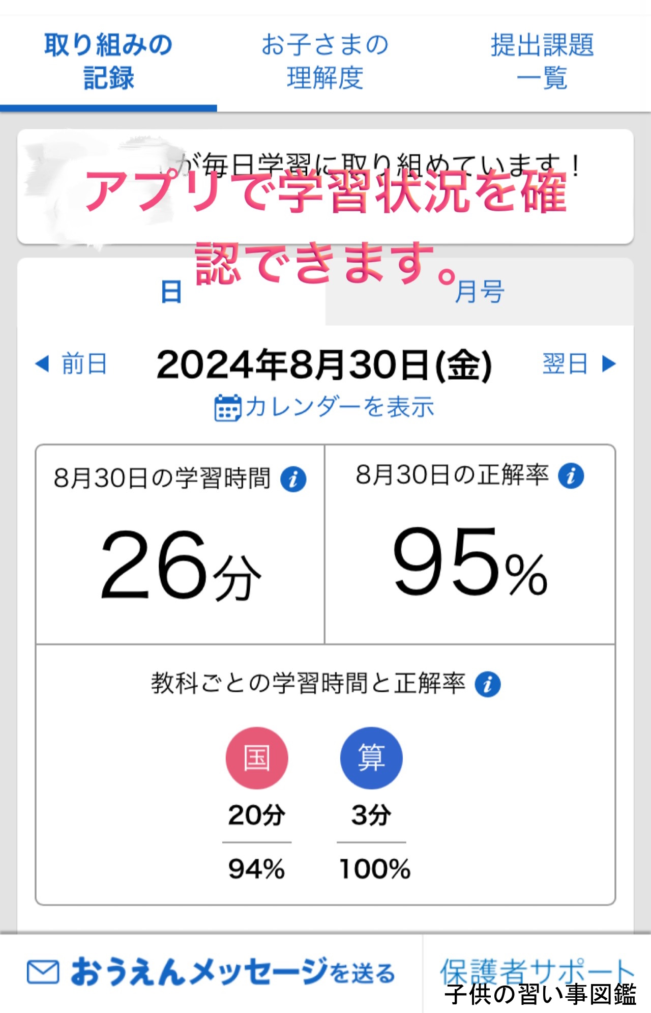 チャレンジタッチの取り組みの記録