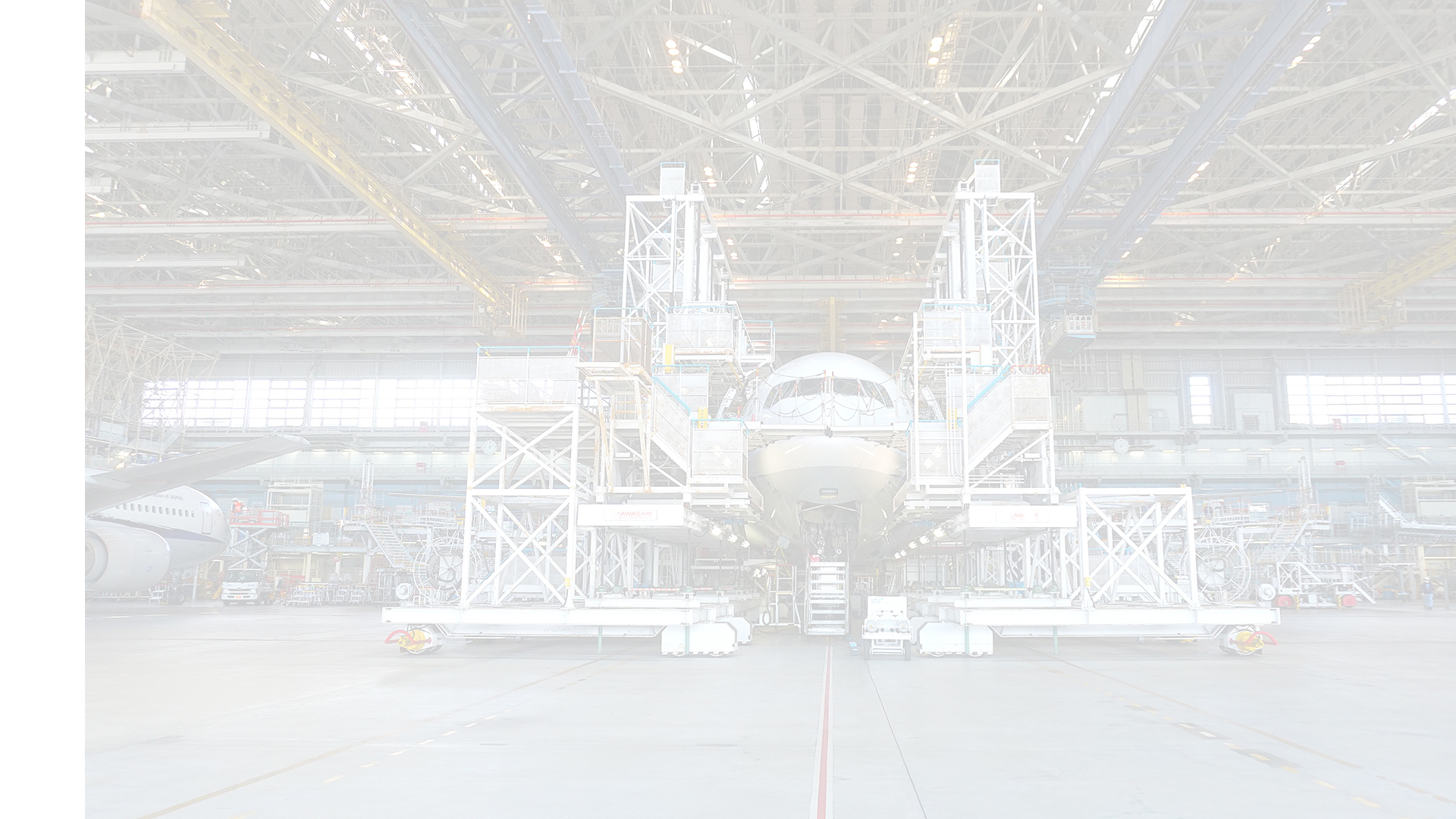 ANA Blue Hangar Tourの様子