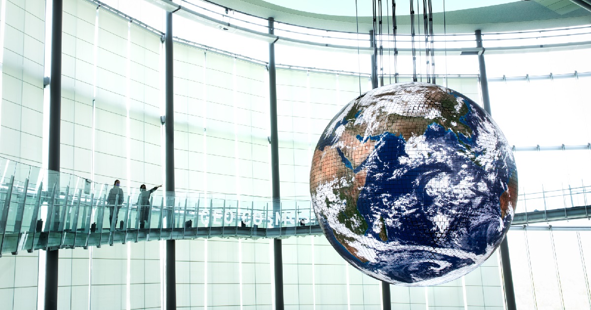 日本科学未来館の様子