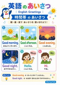 あいさつの見本