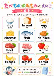 食べ物・飲み物の見本