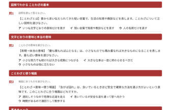 中1国語「ことわざ」プリント1 意味と使い方の図解と基礎問題