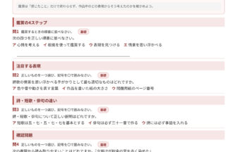 中1国語 詩歌の鑑賞プリント1 鑑賞の4ステップ