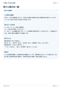 中3国語 係り結びの基礎のプリント見本