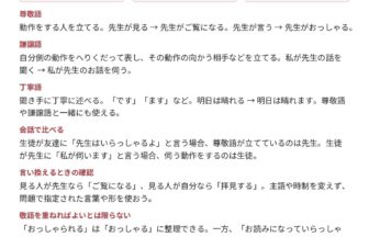 中3国語「敬語 総復習」の学習ポイントプリント|尊敬語・謙譲語・丁寧語と敬意の向き