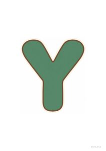 MERRY CHRISTMAS 文字 印刷 かわいい丸文字 05 Y