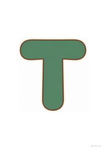 MERRY CHRISTMAS 文字 印刷 かわいい丸文字 11 T