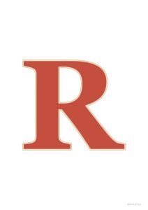 MERRY CHRISTMAS 文字 印刷 おしゃれな書体 03 R